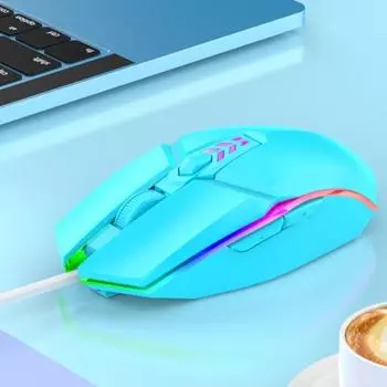 Чувствительная к мыши для ПК, длительный срок службы синий