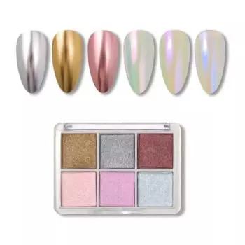 Чувствительность рынка Nail Urrr Mix Powder, набор из 6 предметов, 1 набор, тип 1