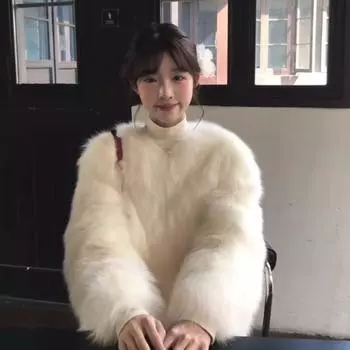 Чувство богатой дочери, поздней осенью и ранней зимой носить ощущение супер красивого искусственного меха лисы мех интегрированный мех пальто для женщин S