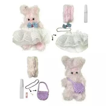 chuxinmy [Набор для самостоятельной работы] куклы ручной работы, животные ручной работы, набор для изготовления мягких игрушек, набор для кукол в торговом центре, набор для рукоделия, набор для кукол в торговом центре в Южной Корее -