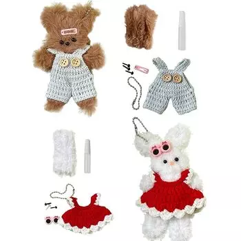 chuxinmy [Набор для самостоятельной работы] куклы ручной работы, животные ручной работы, мягкие игрушки набор для самостоятельной работы, набор для куклы в торговом центре, набор для рукоделия, кукла в торговом центре Южная Корея набор -