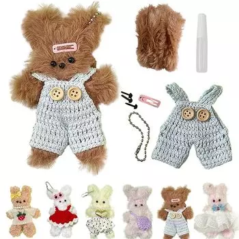 chuxinmy [Набор для самостоятельной работы] куклы ручной работы, животные ручной работы, мягкие игрушки набор для самостоятельной работы, набор для куклы в торговом центре, набор для рукоделия, кукла в торговом центре Южная Корея набор -