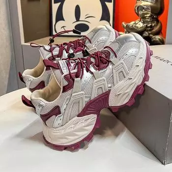 Чжао Рут туфли отца женские новые весенне-осенние женские туфли на толстой подошве с увеличением роста повседневные спортивные туфли 35