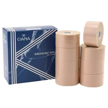 Ciana in Ciana Kinesiology Tape x Length 8 Taping Tape [Made Japan] (Width 3.75cm 5m, rolls) бежевый