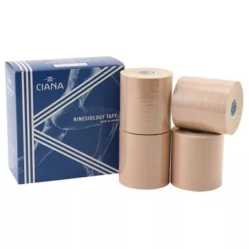 Ciana in Ciana Kinesiology Tape x Length 4 Taping Tape [Made Japan] (Width 7.5cm 5m, rolls) бежевый