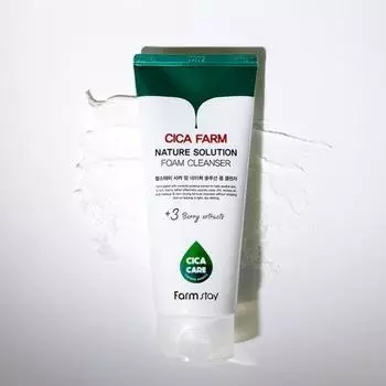 Cica Farm Nature Solution Очищающая пенка 180 мл