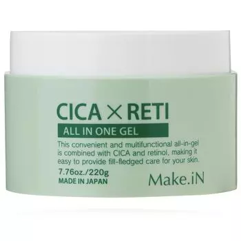CICA RETI Gel 220 г Cica Retinol Gel Увлажняющий уход за кожей Make.iN Все в одном |