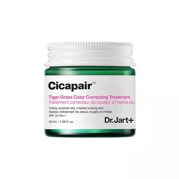 Cicapea Tiger Glass CC Treatment 50 мл Успокаивающий крем для чувствительной кожи, покраснения, тонирующий крем Cica CC Cream Base Makeup Korean Cosmetics Derma Cosmetics Dr.Jart+