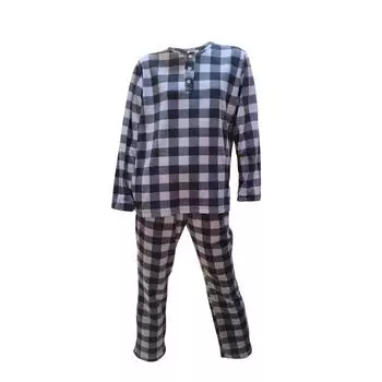 Ciciten 22318 Женская флисовая пижама с квадратным воротником взорванным воротником