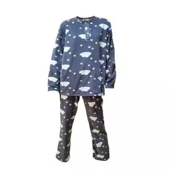 Ciciten 22321 Зимняя женская флисовая пижама с узором
