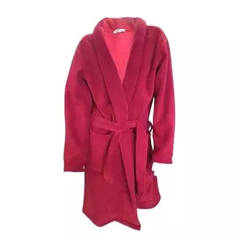 Ciciten 23C09 Длинный зимний флисовый женский халат с карманами