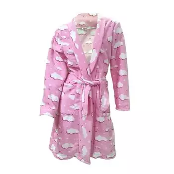 Ciciten 23C11 Cloudy Pocket Зимний длинный флисовый женский халат