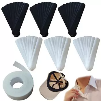 Cielbliss Collar Stain Prevention Hat Stain Prevention Stain Forehead Sweat Head Sweat 30 белый 30 черный 1 белый рулон ленты 8 м Лента, белая, Лента, шляпа,