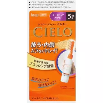 Cielo Краска для волос Ex Milky 5p Темно-коричневый 1 шт.