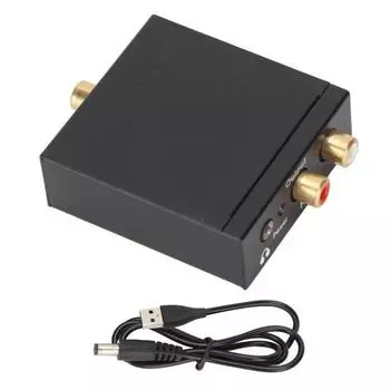 Цифро-аналоговый преобразователь ЦАП из алюминиевого сплава с USB-кабелем питания