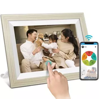 Цифровая фоторамка YENOCK, дюймовый многофункциональный WiFi, 16 ГБ, датчик движения, сенсорный экран, передача музыки и видео, удаленный календарь, в комплекте автоматический цифровой альбом