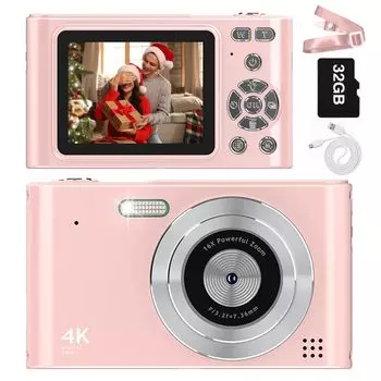 Цифровая камера 4K 48 миллионов пикселей ретро детская камера школьная поездка милая для детей смартфон передача игрушечная камера детская цифровая камера CMOS
