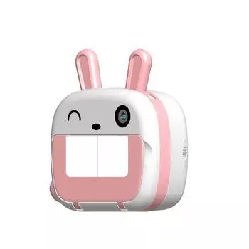 Цифровая камера HD, детская камера Polaroid, передняя и задняя камера с двойной фотографией, Wi-Fi, ошибка печати розовый