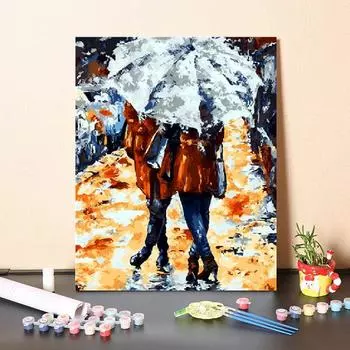 Цифровая картина маслом Цифровая картина маслом Украшение дома Искусство DIY Картина по номерам Холст 40x50cm no frame