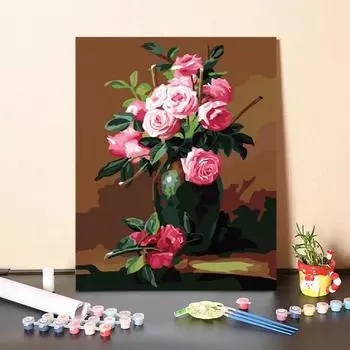 Цифровая картина маслом Цифровая картина маслом Украшение дома DIY Картина по номерам Холст Картина по номерам 40x50cm no frame