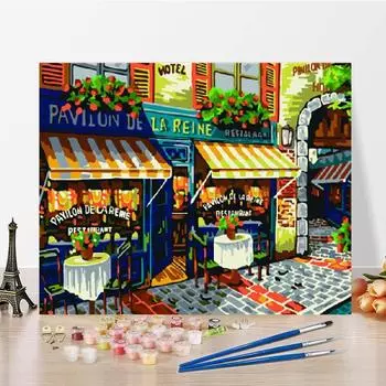 Цифровая картина маслом Цифры Картина маслом DIY Картина по номерам Холст Цифры Картина Ручная работа 40x50cm no frame