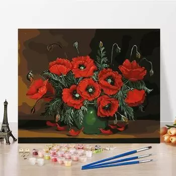Цифровая картина маслом, цифры, картина маслом, сделай сам, картина по номерам, холст, искусство, украшение дома 40x50cm no frame