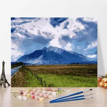 Цифровая картина маслом, цифры, картина маслом, сделай сам, картина по номерам, украшение дома, холст, искусство 40x50cm no frame