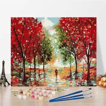 Цифровая картина маслом DIY картина по номерам картина маслом украшения дома холст искусство 40x50cm no frame