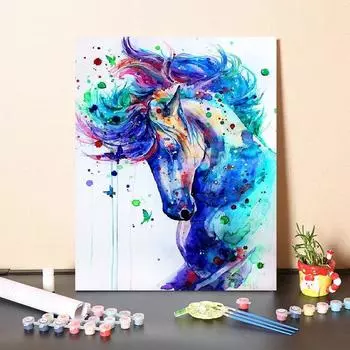 Цифровая картина маслом DIY картина по номерам картина маслом украшения дома холст номера живопись 40x50cm no frame