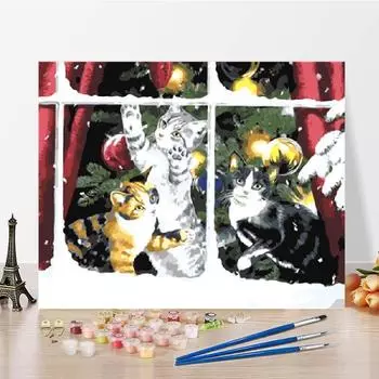 Цифровая картина маслом DIY Картина по номерам Холст Цифры Картина маслом по номерам Ручная работа 40x50cm no frame