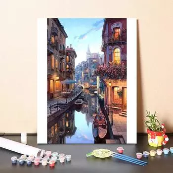 Цифровая картина маслом DIY Картина по номерам Домашнее украшение Цифры Картина маслом Цифры Картина Холст 40x50cm no frame