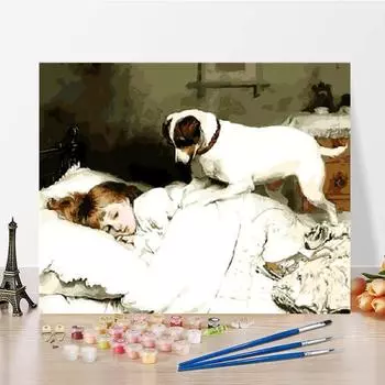 Цифровая картина маслом DIY картина по номерам украшения дома цифры картина маслом холст номера живопись 40x50cm no frame