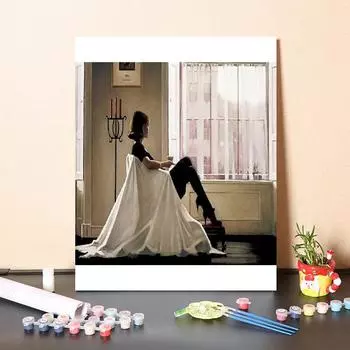 Цифровая картина маслом DIY Картина по номерам Картина маслом по номерам Картина на холсте Украшение дома 40x50cm no frame