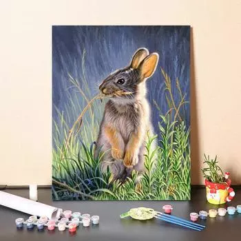 Цифровая картина маслом DIY Картина по номерам Картина по номерам Картина маслом Холст Украшение дома 40x50cm no frame