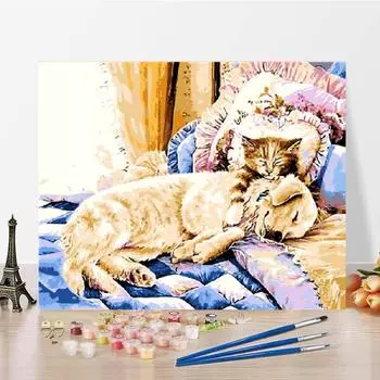 Цифровая картина маслом DIY картина по номерам картина маслом украшения дома холст номера живопись 40x50cm no frame