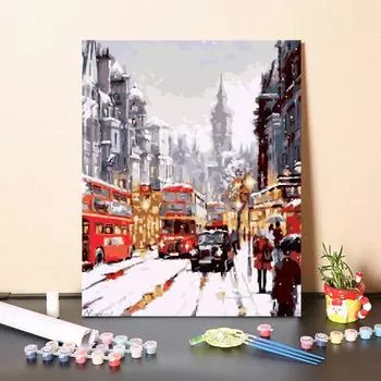 Цифровая картина маслом, холст, художественные номера, картина маслом, сделай сам, картина по номерам, украшение для дома 40x50cm no frame