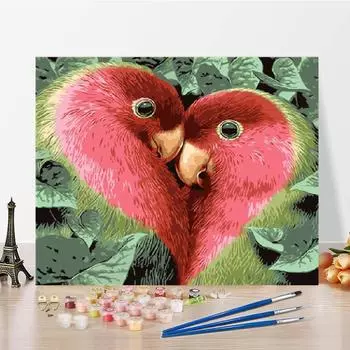 Цифровая картина маслом, художественные цифры, картина маслом, сделай сам, картина по номерам, холст, украшение для дома 40x50cm no frame