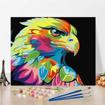 Цифровая картина маслом Искусство Холст Домашнее украшение Номера Картина маслом DIY Картина по номерам 40x50cm no frame