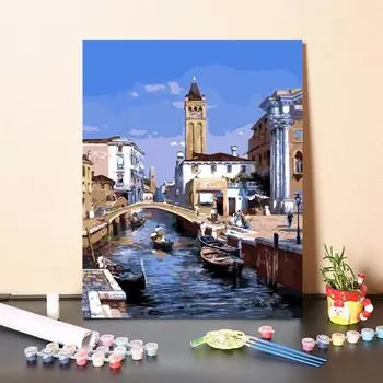 Цифровая картина маслом Искусство Холст Номера Картина маслом Украшение дома DIY Картина по номерам 40x50cm no frame