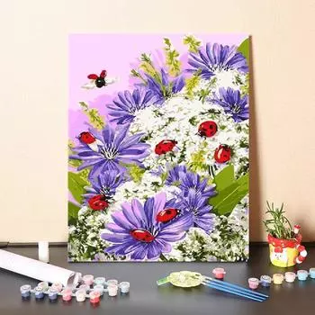 Цифровая картина маслом по номерам Картина маслом на холсте DIY Картина по номерам Украшение дома Искусство 40x50cm no frame