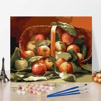 Цифровая картина маслом по номерам Картина маслом на холсте DIY Картина по номерам Украшение дома 40x50cm no frame