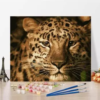 Цифровая картина маслом по номерам Картина маслом Украшение дома Искусство DIY Картина по номерам Холст 40x50cm no frame