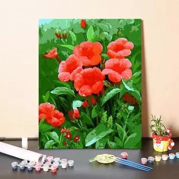 Цифровая картина маслом по номерам Картина маслом Искусство Домашнее украшение Холст DIY Картина по номерам 40x50cm no frame