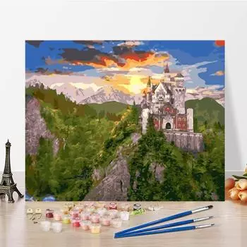 Цифровая картина маслом по номерам Картина маслом на холсте Искусство украшения дома DIY Картина по номерам 40x50cm no frame