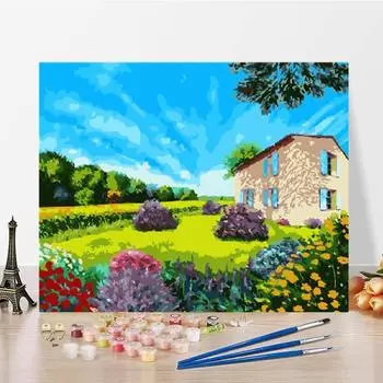 Цифровая картина маслом Украшение дома Цифры Картина маслом Холст Искусство DIY Картина по номерам 40x50cm no frame