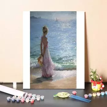 Цифровая масляная живопись DIY Живопись по номерам Цифры масляная живопись Цифры Живопись Домашнее украшение Холст 40x50cm no frame