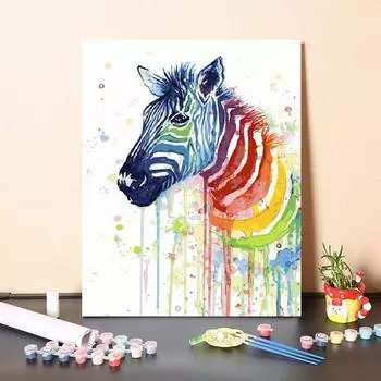 Цифровая масляная живопись DIY Живопись по номерам Цифры Картина маслом на холсте Домашнее украшение Цифры Живопись 40x50cm no frame