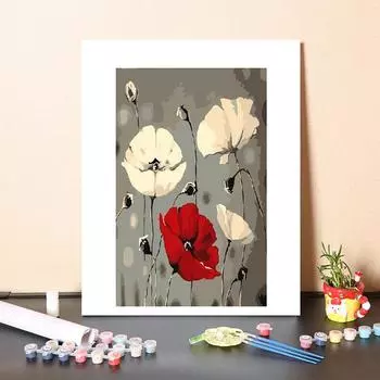 Цифровая масляная живопись DIY Живопись по номерам Холст Домашнее украшение Цифровая живопись Цифровая масляная живопись 40x50cm no frame