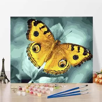 Цифровая масляная живопись по номерам Картина маслом Домашнее украшение Холст Искусство DIY Живопись по номерам 40x50cm no frame