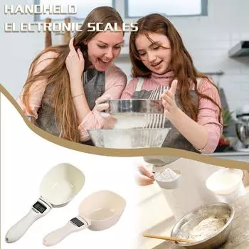 Цифровая мерная ложка, весы-ложки для взвешивания 800 г/0,1 г, высокая точность для кухонных гаджетов и ежедневного питания, весы-ложки для корма для собак и кошек One Size